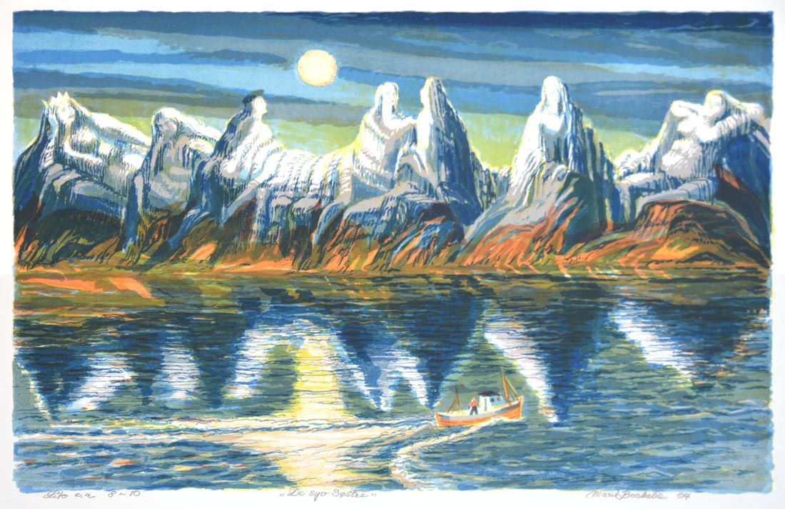 Marit Bockelie – De syv søstre – Norske Grafikere