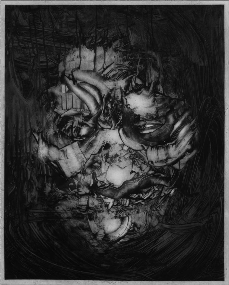 Arnold Johansen – Maske nr 1 Etsning / koldnål, 65 x 80 cm