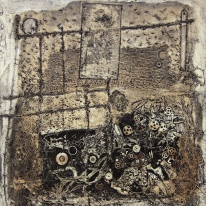 Yang Feng - Ash Pit. Syntetisk trykk, 73 x 68 cm